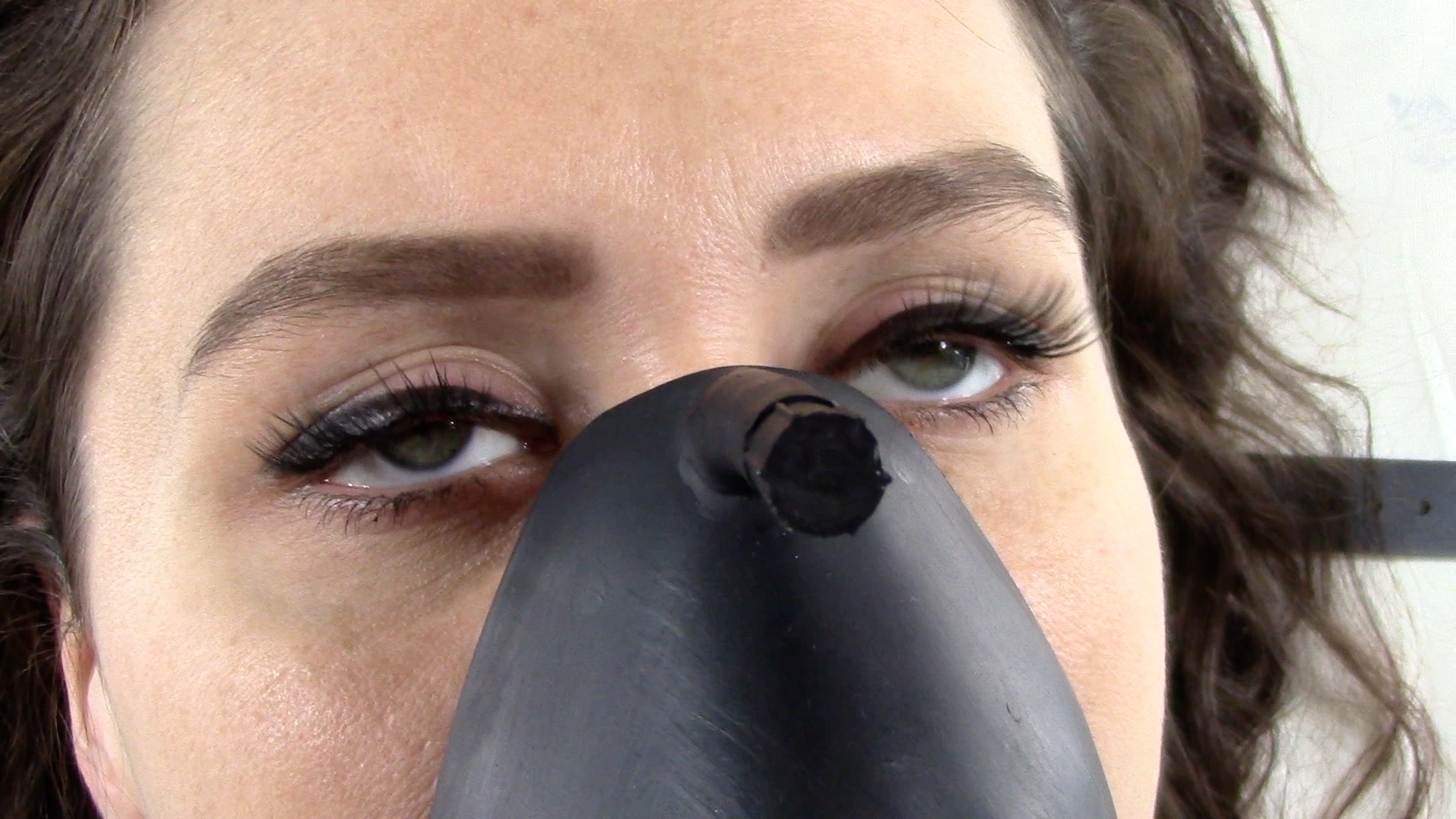 Black anesthesia mask